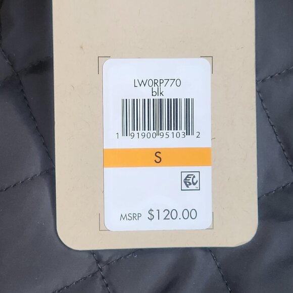 NWT Levi's Quilted Bomber Jacket Black Small - Picture 2 of 8